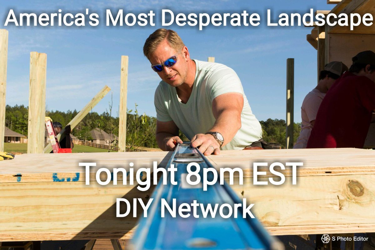 JaredWD's tweet image. Heeeee’s baaaaack — the unstoppable @jcamerontv is tackling #americasmostdesperatelandscapes tonight at 8 EST on @DIYNetwork.  Check it out!