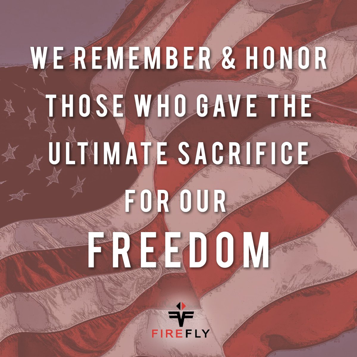 shootfirefly's tweet photo. This Memorial Day, take a moment to remember. #rememberthefallen #memorialday #freedom #heroes https://t.co/aaKisqbez0