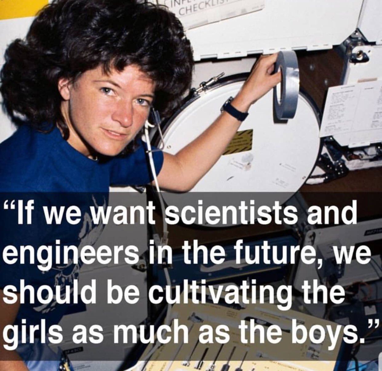 Happy Birthday to the first female American astronaut in space, Sally Ride!  