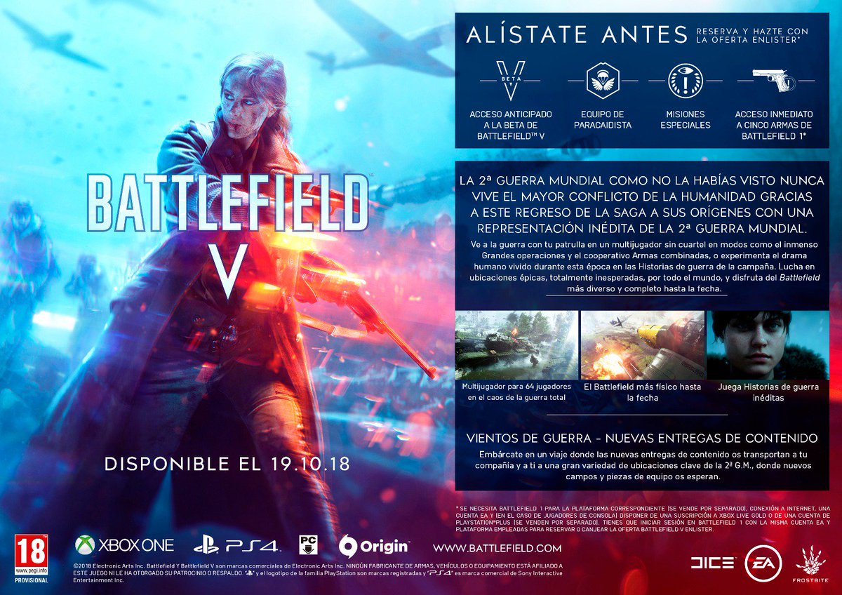 Blade_Center's tweet photo. Podría argumentaros por qué tendríais que daros prisa en venir a reservar el nuevo #BattlefieldV pero, sinceramente, mejor vedlo vosotros mismos: https://t.co/7NK8Zqu4V7