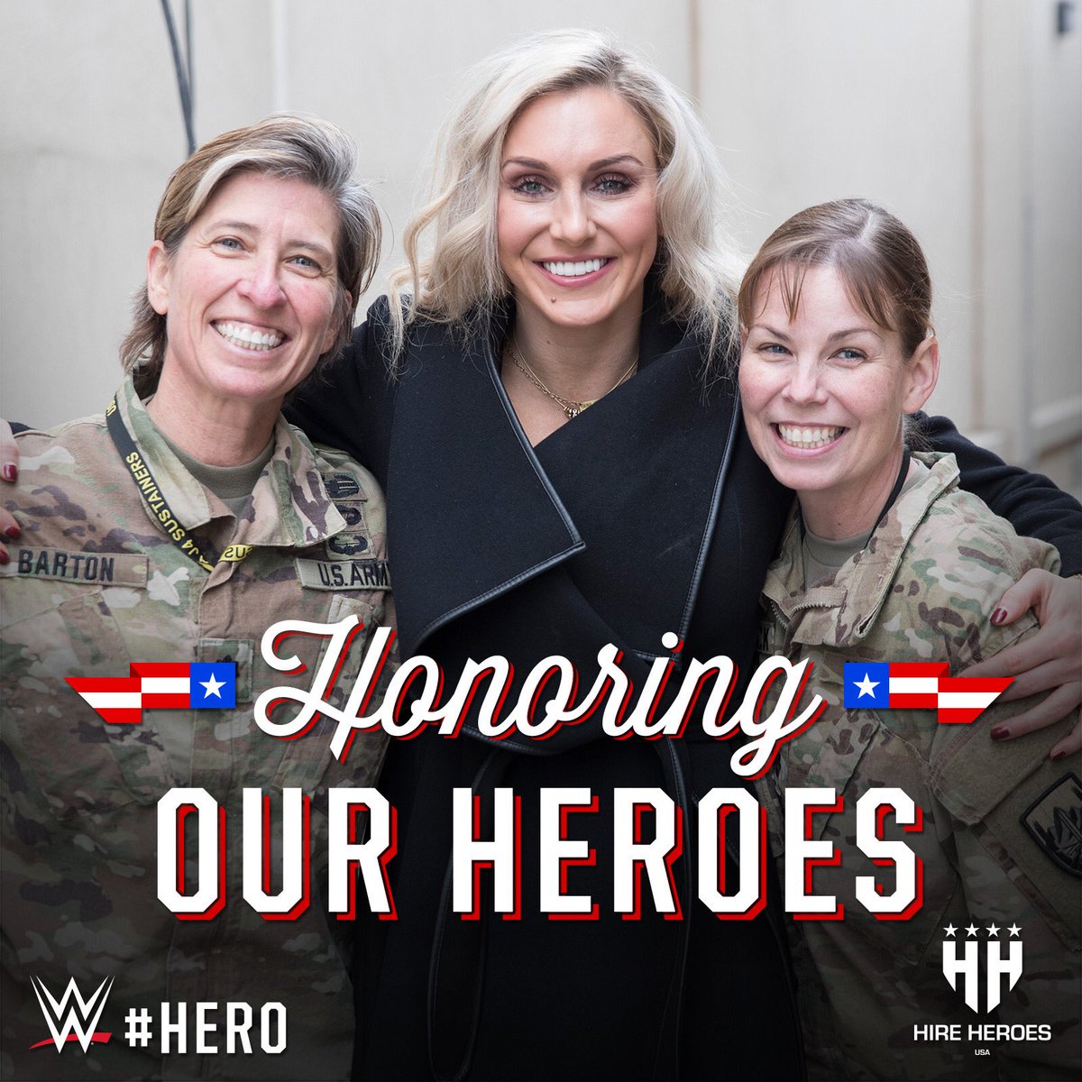 This Memorial Day, #WWE will donate 10% of all #WWEShop proceeds to @HireHeroesUSA. Gear up and support our military! shop.wwe.com
#WWEHero