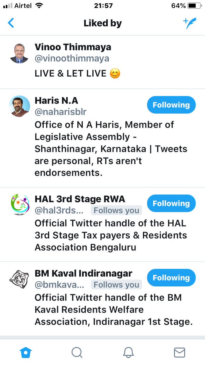 vinoothimmaya's tweet photo. @naharisblr @icindngr @hal3rdstagerwa @bmkavalrwa  Shri N A Haris, First, thank you for ‘liking’ my response to BBMP.  Also as the MLA of our constituency requesting your support in resolving our issue. Regards https://t.co/aZ5nRWdLmT