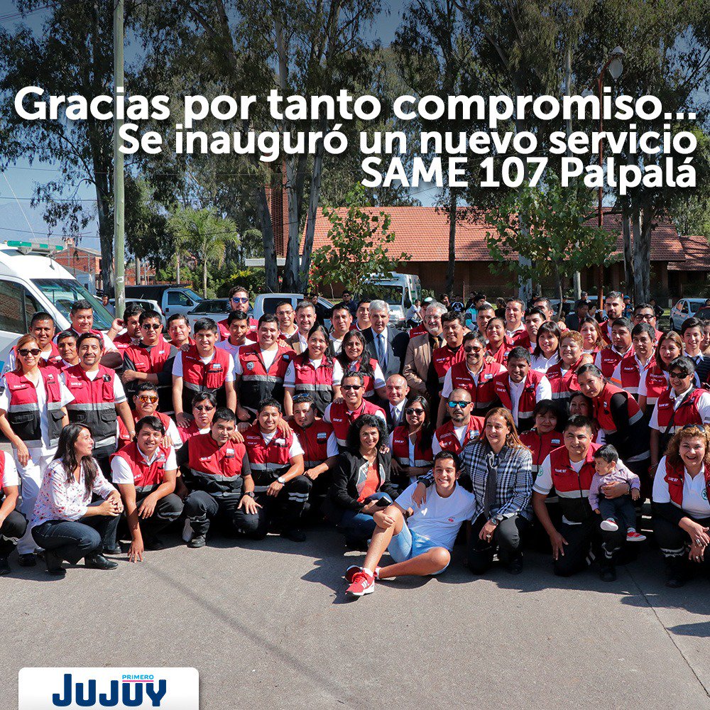 Carlos_Haquim's tweet photo. Más servicios para nuestra comunidad... #Same107 #Jujuy #Palpalá #Salud https://t.co/7IwuvWNQZf