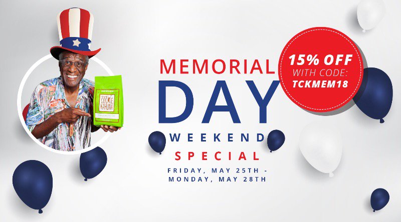 Last chance!!! Don’t miss out our #memorialday SALE!! 15% off using code: TCKMEM18 #memorialdayweekend #sale #discount #lastchance