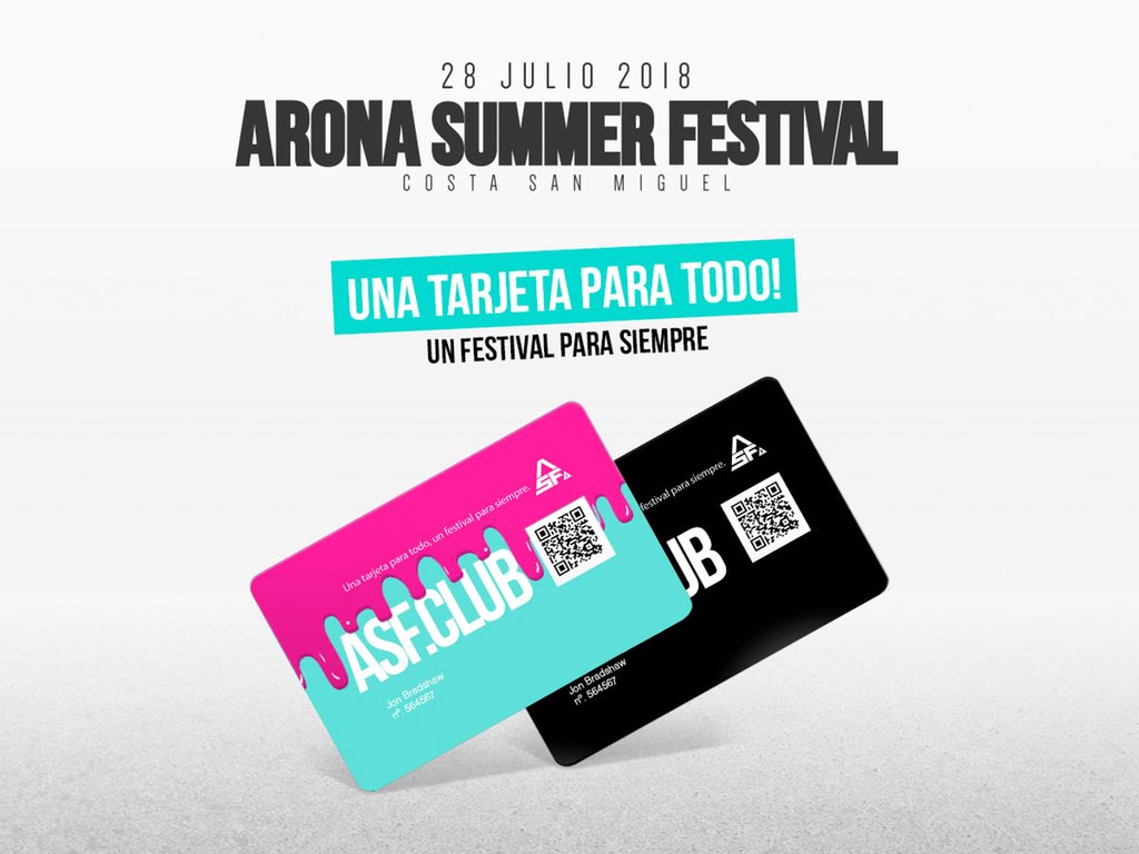AronaSummerFest's tweet photo. ‼️GRATIS‼️hasta el 15 de junio! https://t.co/KqIPx4vfN9 #ASF2018 https://t.co/6AleKydp9C