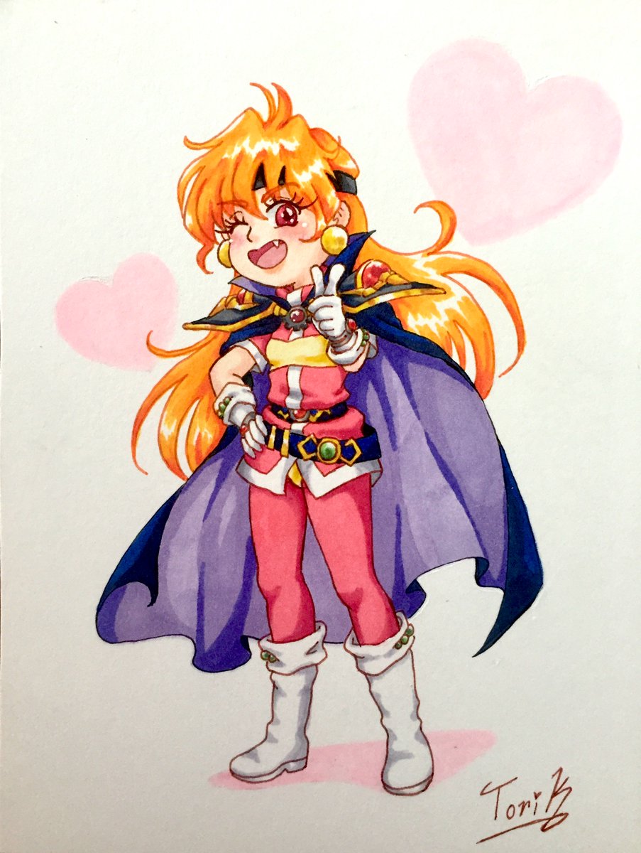 Lina Inverse I made for a good friend! ^^ I just found out she's leaving for Spain soon and I'll miss her dearly! 😭We'll definitely meet up somehow someday though!!!!

#linainverse #slayers #prismamarkers #リナインバース #スレイヤーズ