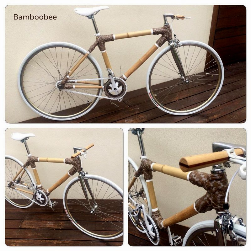 Bamboobee's tweet image. A beautiful build by Billyd07! 👌 #bamboobikes #bamboobicycle #framebuilding
