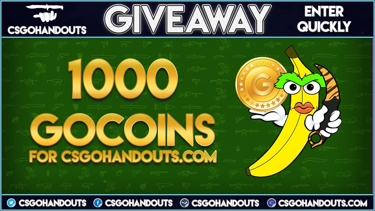 Giveaway: 1000 GoCoins - ends in 28h
gleam.io/GH2zm/1x-1000-…