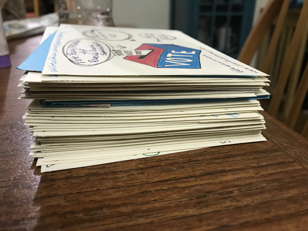 charosb's tweet photo. @emyryly #PostCardsToVoters writing #postcardstoprimaries in CA where A single Dem is running against one or more Republicans. Writing to support voting on this Memorial Weekend #JonesWright4DA #Dean4DA #PennyNewman CA peeps vote 6/5 https://t.co/3eDqSap0Vp
