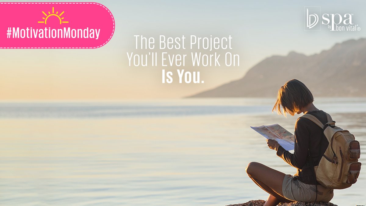 BVSpaCANADA's tweet photo. Remember to make yourself a priority. #MotivationMonday #MindfulMonday #BVspa https://t.co/v5nolF9Jau