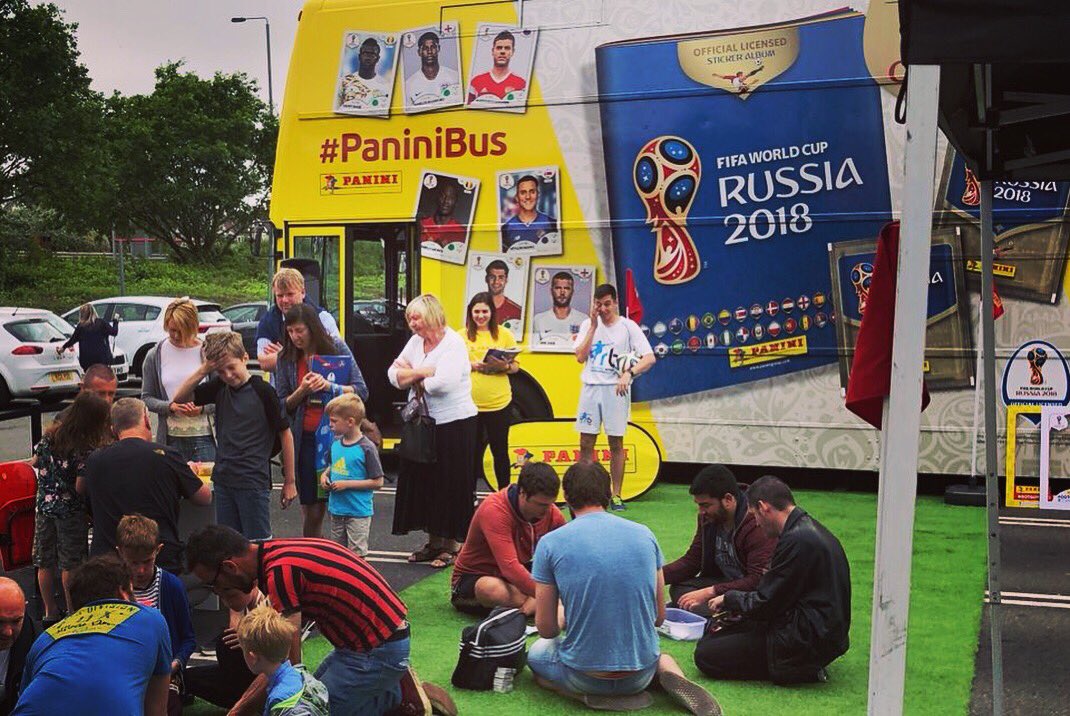 Commbus's tweet photo. DAY 3 ✅ Tomorrow the Panini Buses are on site in Milton Keynes & Newcastle ! @OfficialPanini #PaniniBus #roadshowbus #GotGotNeed https://t.co/nyTPDOHUwa