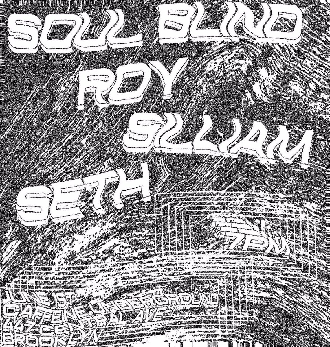 surprise! last minute show this friday in Brooklyn with our buds in Soul Blind! 
they selling CBD coffee at the venue
idk if that’s legal 🤔
get to the gig 🤧