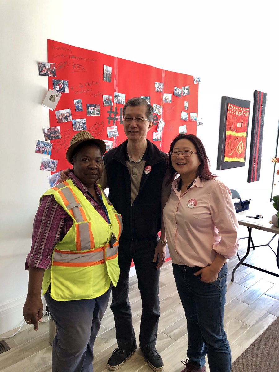 michaelchanyr's tweet photo. Had a great morning out with @LiKoo_TO chatting with residents of #toronto-Danforth. #CareOverCuts https://t.co/LlWcbDVQcM