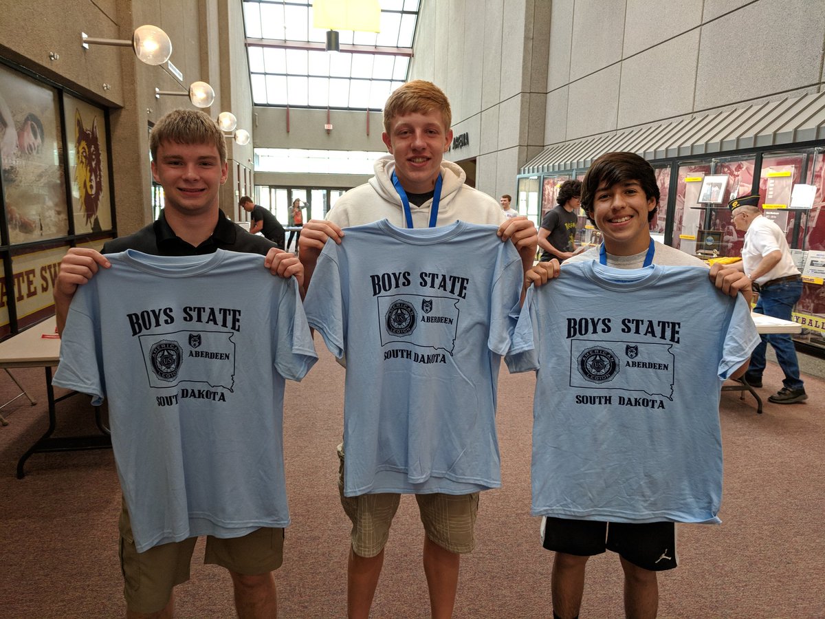 SDBoysState's tweet photo. New shirt, who dis? #SDBoysState https://t.co/dsM1iezc3U