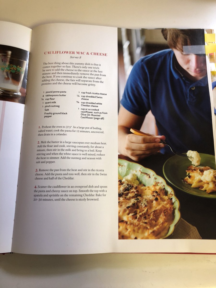 AgentBrigman's tweet photo. @LAgumbogoddess check out what recipe I’m making for lunch today! It’s #johnbesh’s recipe for Cauliflower Mac & Cheese! https://t.co/JTbmZyVgG0