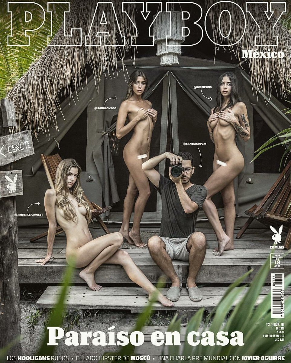 ernestobilbao's tweet photo. El imparable éxito del fotógrafo mexicano @santiagopgm hace historia junto con @PlayboyMx al convertirse en el 1er. fotógrafo del planeta en aparecer en una portada @Playboy 👏👏👏 !!Felicidades!!
#Arte #Estilo #BEernestobilbao #BugaFriendly 📸 #PlayboyMX https://t.co/bwK35I8yhl