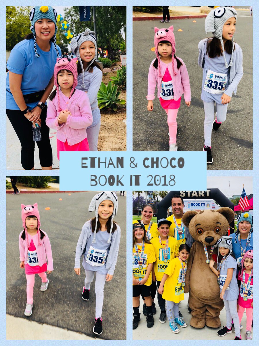 Piggie, Gerald and Pigeon finished their first 5K charity race for Ethan &amp; Choco's Book Club - Providing books for hospitalized children!@chocchildrens <a href="/The_Pigeon/">The Pigeon</a> <a href="/MoWillems/">Mo Willems</a> #bookit @Arroyo_TUSD #wearetusd #ethanstrong #mustangstrong