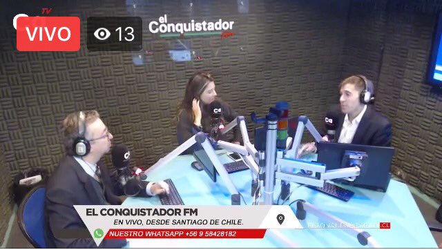 FMConquistador's tweet image. EN VIVO | #BuenasTardesMercado junto a @barbarabricenok y @tomas_floresj 
#FacebookLive 
👉facebook.com/elconquistador…