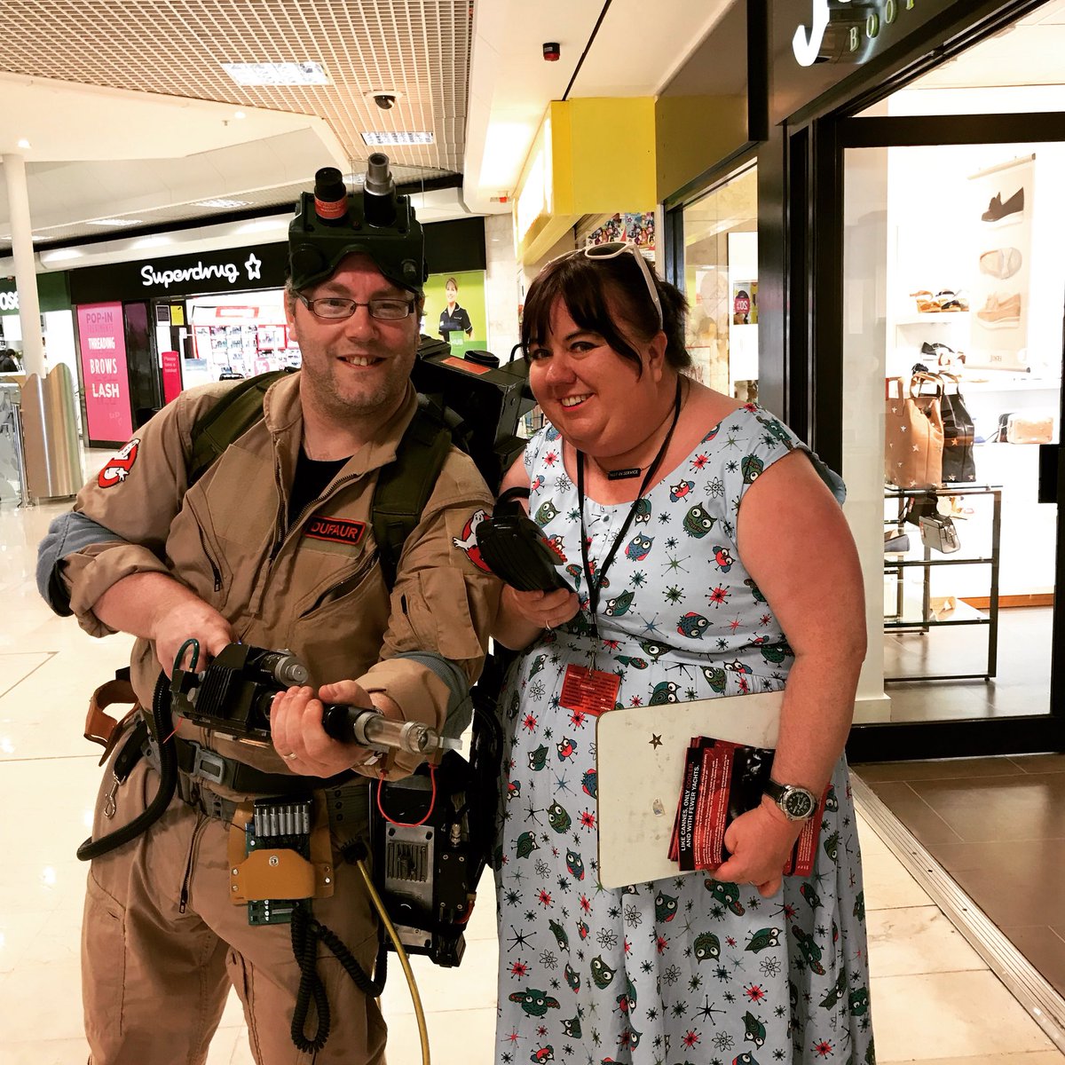 I got in on the action too - always been a Ghostbusters fan girl. We were filing a trailer for October’s Satisfied Eye International Film Festival (<a href="/satisfied_eye/">SATISFIED EYE International Film Festival</a>) set to take over Epsom from 26-28 October. 
More details at filmfreeway.com/SEIFF