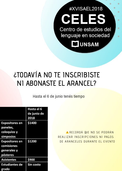 ⏳Se viene el #XVISAEL2018