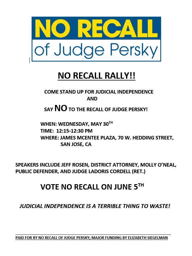 Join us for the No Recall Rally this Wednesday! #NAACP