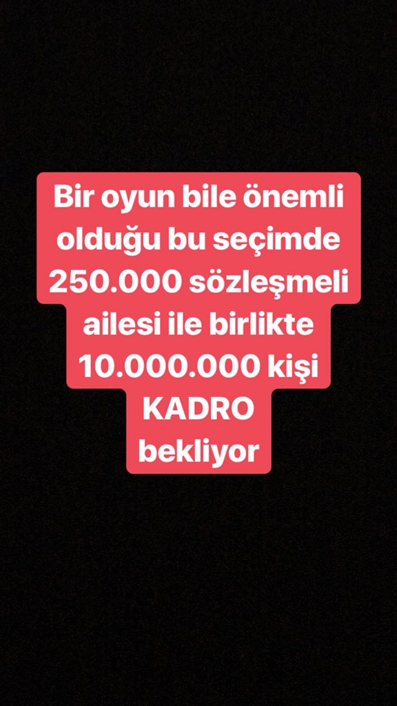 <a href="/UgurErsoy18/">UĞUR ERSOY</a> @RT_Erdogan <a href="/hasandogan/">Hasan Doğan</a> <a href="/veyisates/">Veyis Ateş</a> <a href="/AhmedArpat/">Ahmed Arpat</a> <a href="/sedaogretir/">sedaogretir</a> <a href="/ntv/">NTV</a> <a href="/kilicdarogluk/">Kemal Kılıçdaroğlu</a> Sözleşmeliler Kadroistiyor