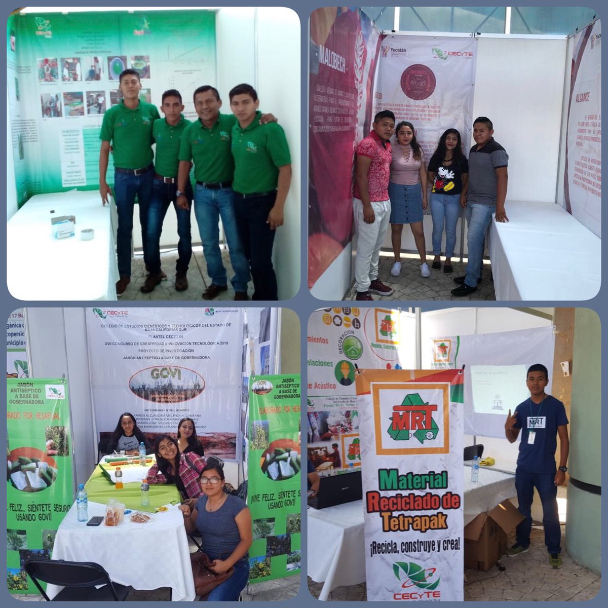 Nuestros alumnos en los preparativos para la presentación de sus proyectos en el #XVIICNCIT2018 . 
Les deseamos todo el éxito!  #SomosCECyTE , #MuéveteCECyTE, #CECyTEQuerétaro.