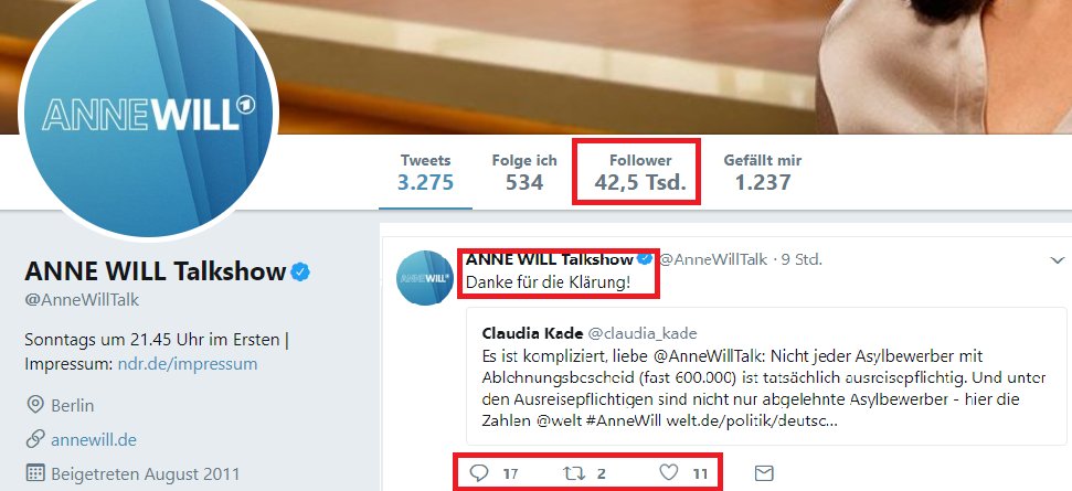 h_aus_koeln_'s tweet photo. Das ÖR @ARDde verkündet bei @AnneWillTalk 3,4 Mio(!) Zuschauern falsche Abschiebe-Zahlen und maßregelt Herrn #Gauland @AfD wie einen Schuljungen.
Die @Welt bestätigt heute Hr. Gaulands Aussage und informiert @annewill 
Stellungnahme?
Qualitätsjournalismus / Doktrin?
@Alice_Weidel https://t.co/5H8NZf0eVf