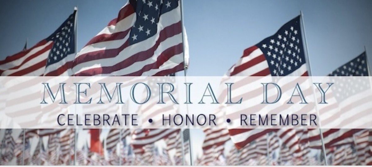 Let us not forget to remember those men and women who gave the ultimate sacrifice for our country. #MemorialDay2018