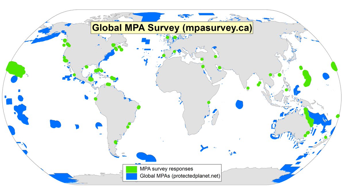 FINAL CALL: 2 wks remaining to complete our 5-10min survey on #alien species in #MPAs (English, French, Spanish): mpasurvey.ca. If you are a #manager/#researcher with 2+ yrs of experience in MPAs, please add yours to the map by June 8! <a href="/MarineCons/">marine</a>