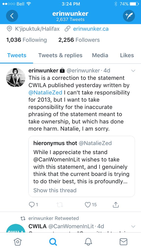 CWILA tweet media
