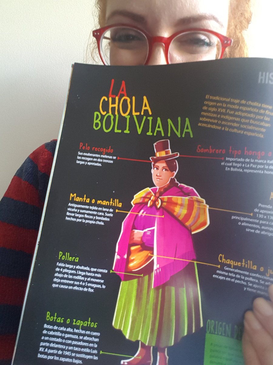 chicosymaestra's tweet image. Una maestra feliz por haber encontrado esta preciosa página en la Revista Estantería de la editora Edelvives - Cholas bolivianas ♡

#EspañolDivertido 
#PracticaEspañol