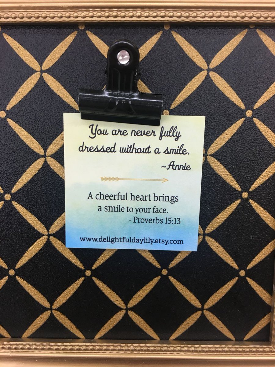 melissalockets's tweet photo. Never are never fully dressed without a smile -Annie (the movie) #quote #Affirmation #positive #etsy https://t.co/I4ibh661eD