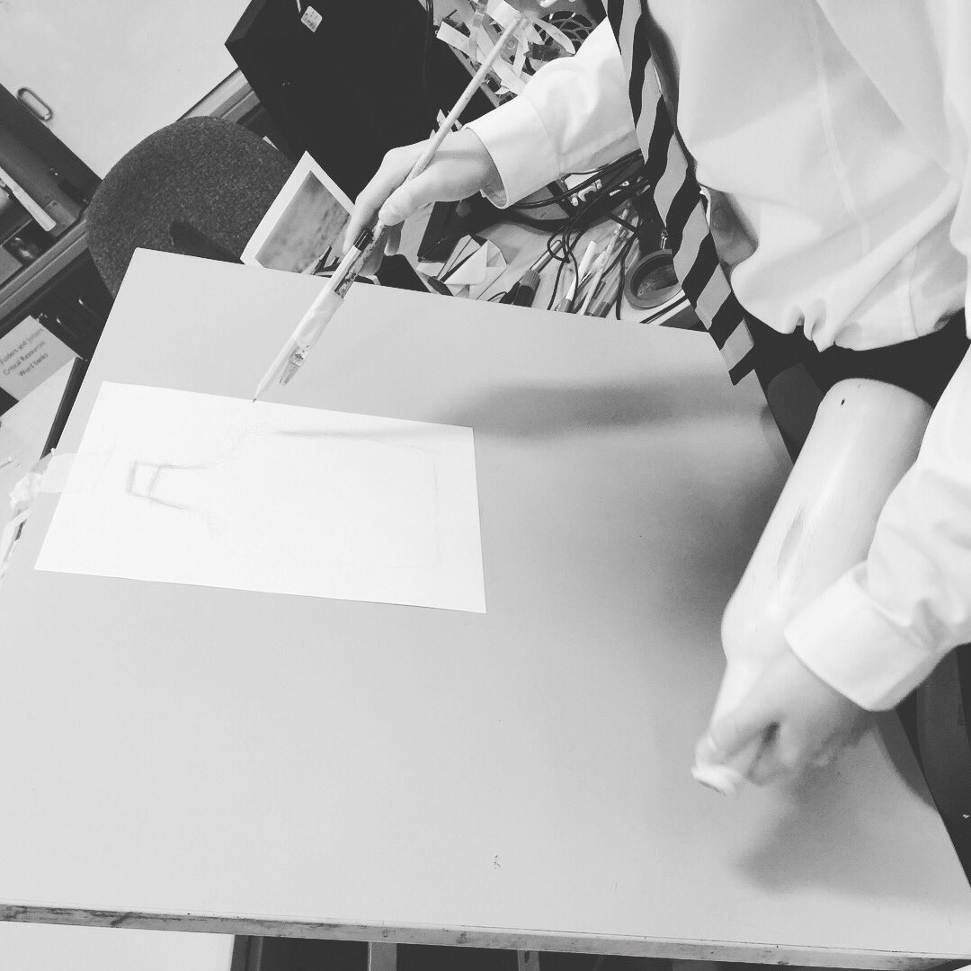 DennyHighArt1's tweet photo. S1 weren’t entirely sure about our new drawing technique this morning. It certainly started my Monday with a smile and 105 produced great drawings.
#drawingdifferently #standupanddraw #prideindennyhigh https://t.co/WDlRgV7LZt