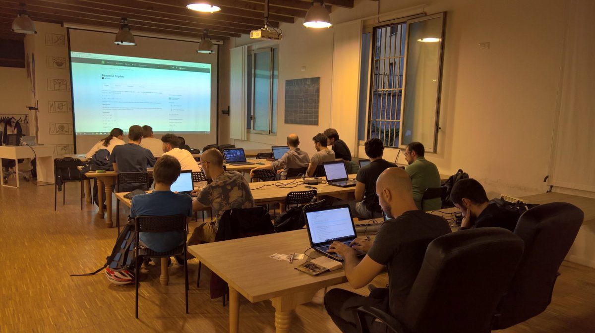 Loghorn's tweet image. #CodingGymMI in corso @coding_gym #CodingGym