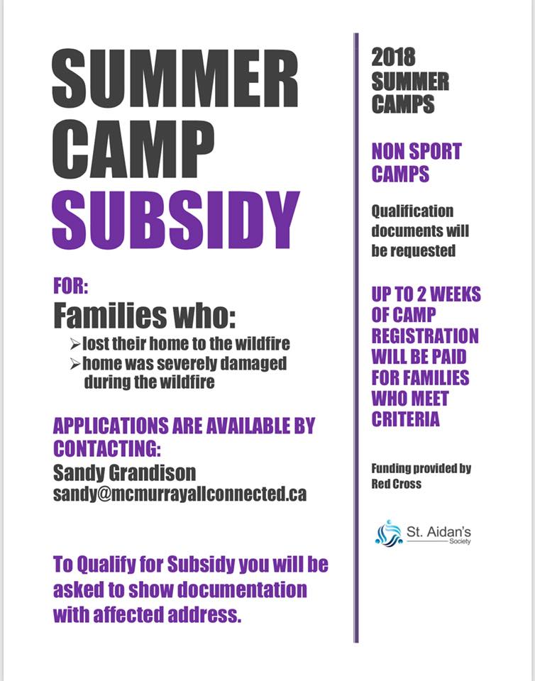 Art &amp; Dance Summer Camps offered <a href="/SECPA_YMM/">SECPA</a> for Ages 3-16! More info at secpa.ca. Also note Summer Camp Subsidy thru @staidansfm. <a href="/UpTown2012/">UpTown!</a> <a href="/ArtsCouncilWB/">Arts Council Wood Buffalo</a> <a href="/FMCSD/">FMCSD</a> <a href="/FMPSD/">Fort McMurray Public School Division</a> <a href="/krit3970/">Art by kritsana</a> <a href="/FortMacToday/">Fort McMurray Today</a> @911TheBridge <a href="/Country933/">Country93</a> <a href="/1005CRUZFM/">100.5 Cruz FM</a> @Mix1037radio <a href="/MyMcMurray/">MyMcMurray</a>