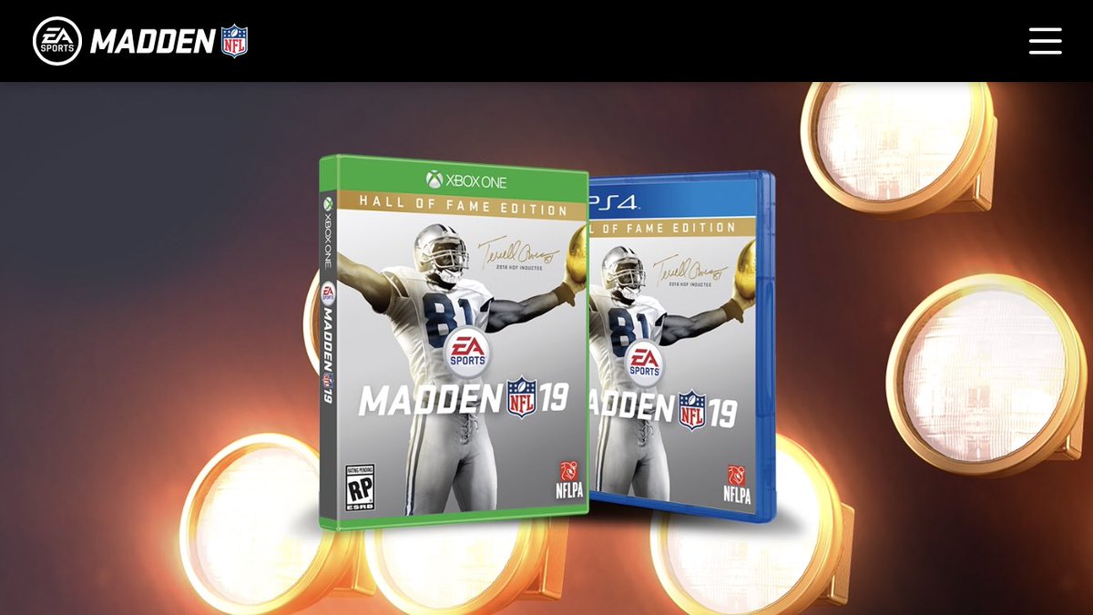 Visiondary's tweet image. Madden 19 Hall of fame edition 
Giveaway!! 👀
Retweet and follow me 
And @Ckbirds to win 
Ends at the end of July 
Either console 🎓