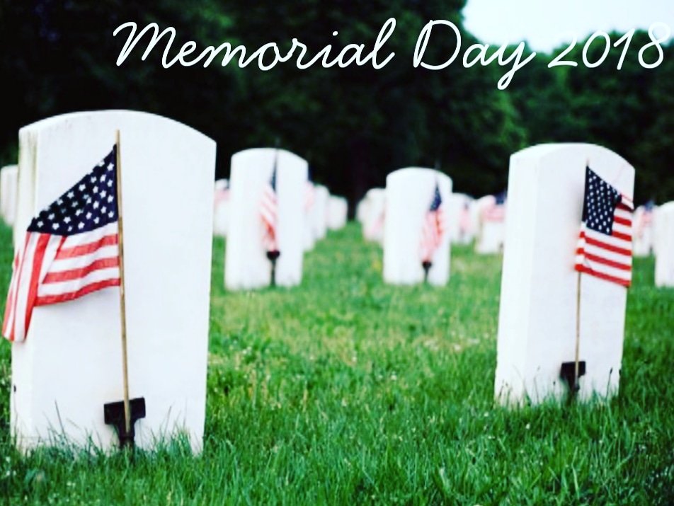 We are so thankful to all who serve and protect our country and to all who lost their lives in service. Thank You!

#thankful #MemorialDay2018 #Remember