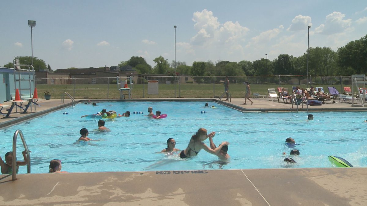 It's a happy day at Poco pool. Last time I was there I was talking about their fear of having to close after the board treasurer embezzled and they had nearly nothing left. It's a different story today! (see it at 5 and 6)