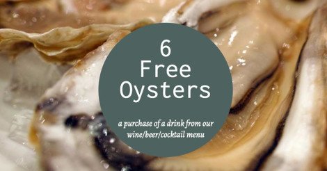 thefatmonknyc's tweet image. Wine is a good familiar creature 🍷 Half dozen complimentary oysters with purchase of a cocktail, beer or ...
