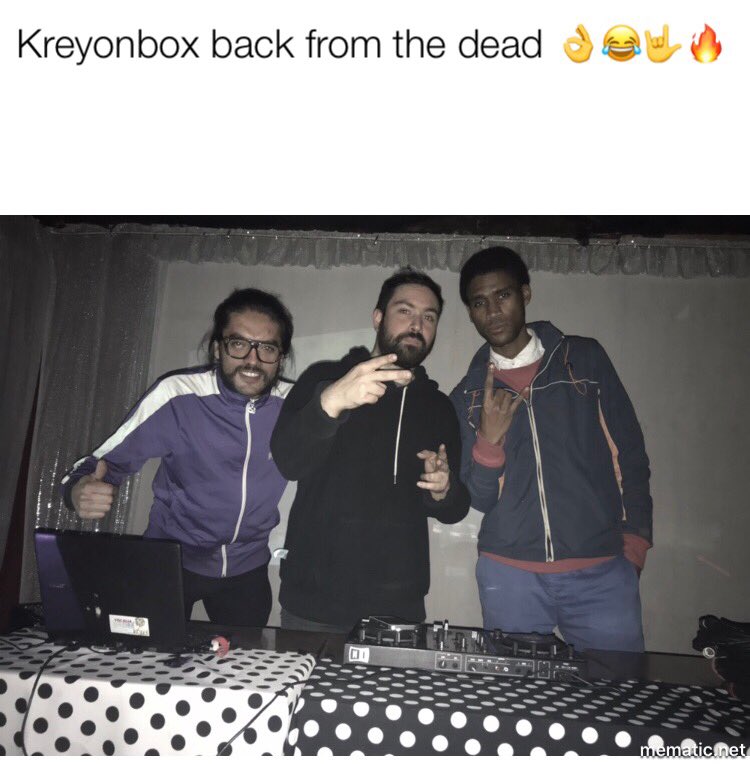 fabthecosmos05's tweet photo. Kreyonbox back from the dead ππ€π #kreyonbox #kreyonboxback #kreyonboxisback #newkreyonbox #jesuispopulaire #populaire #popular #populaire2018 #kreyonbox2018 #fabolodamas #damas #fabolo #nefaitpascaokay #lefire #blommood #trankilmood #frescolove17 #frescolove18
#freskau #imback https://t.co/i9tYVIxsfM