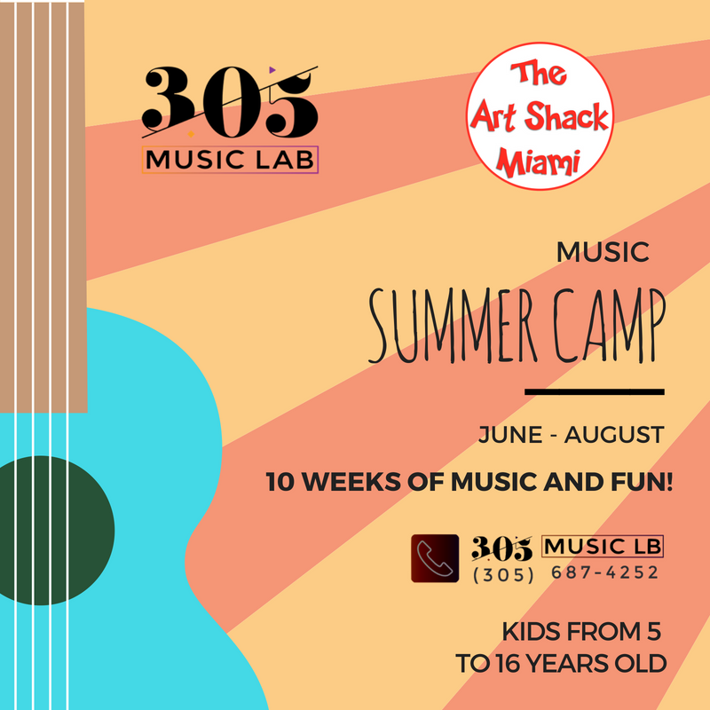 305MusicLab's tweet photo. Ya estamos preparando nuestro 🎶Music #SummerCamp ☀️ para niños y jóvenes entre 5 y 16 años junto a @artshackmiami. Si estás interesad@ llámanos al 📞 305-MUSICLB 🎶 #summer2018 #miamisummer https://t.co/3OSgsjEULJ