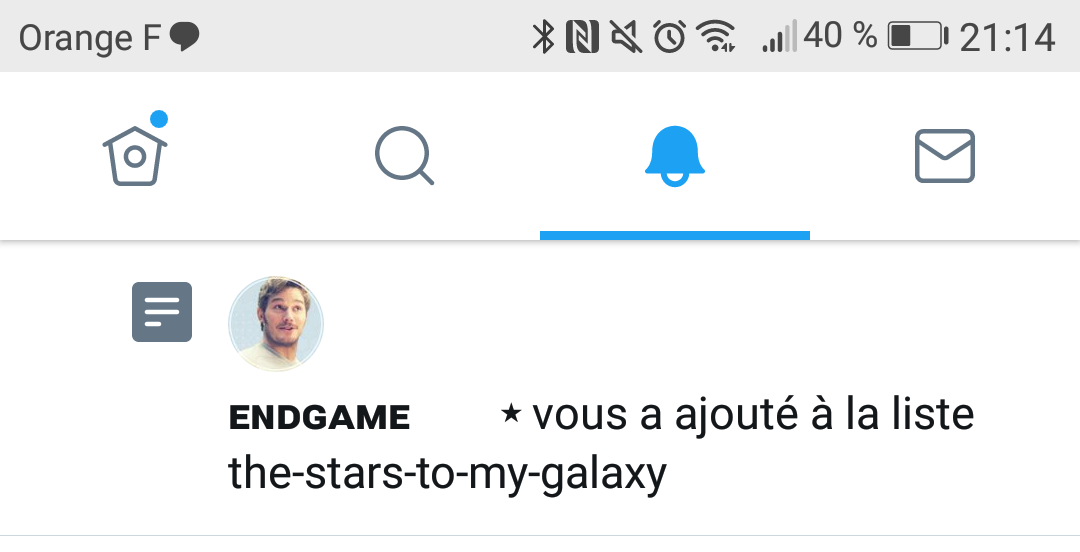 He feel honored.

Will cry.

Eventually