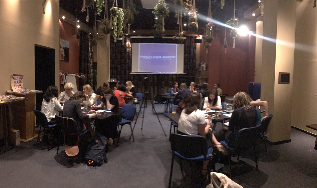 C'est parti pour l'initiation #designthinking with <a href="/Give_a_dame/">Dame!</a> #WomenEmpowerment #womenintech #frenchfutureacademy