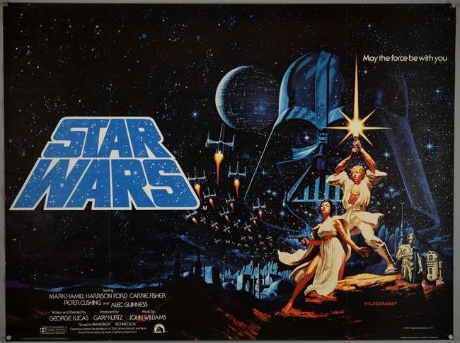 DigitalAuctions's tweet photo. @EwbankAuctions Vintage Poster Auction includes travel posters, ad posters and movie posters, including this 1977 Star Wars British Quad Film Poster. Find out more >> https://t.co/Kj55QXbUEX #auction #auctionmarketer #starwars https://t.co/9MPVKfKa5w