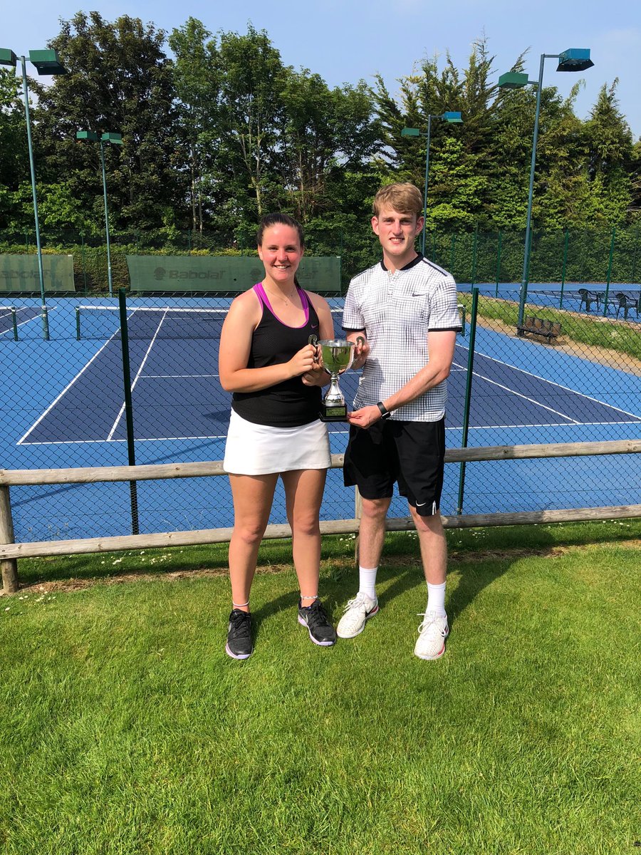 Well done to <a href="/freyadavies99/">freya</a> and <a href="/liamhignett/">Liam</a> today, winning the Adrian Ellis Cup in Salisbury. A great day of mixed doubles tennis <a href="/salisburyopen/">Salisbury Open</a>
