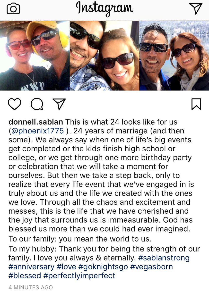 DonnellSablan's tweet photo. 🥂 here’s to 24 years! 🥂 

i love you @Jarhead424 #sf2u #semperfi ❤️💙🇺🇸 #anniversary #sablantribe 

#nocaps #goknightsgo https://t.co/AGtc3xMcc8