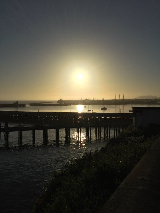 Grateful for so much this morning. Waking up with sunny skies, @Nov_Project_SF at Aquatic Park, sunbeams<a href="/tag/nofilter"class="tags"><span>#nofilter</span></a><a href="/tag/water"class="tags"><span>#water</span></a><a href="/tag/sun"class="tags"><span>#sun</span></a><a href="/tag/beach"class="tags"><span>#beach</span></a><a href="/tag/sf"class="tags"><span>#sf</span></a><a href="/tag/sunbeams"class="tags"><span>#sunbeams</span></a><a href="/tag/cove"class="tags"><span>#cove</span></a>