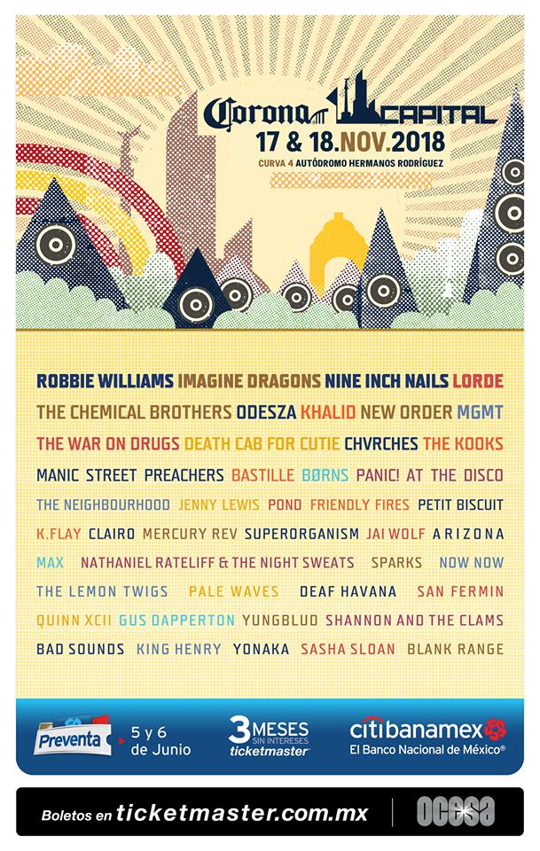 pulcachomx's tweet photo. Pulcachos!! Llego el momento más esperado, el cartel oficial del #CoronaCapital18 ya está aquí.
Este año, noviembre será el mes más esperado🤘
#Pulcacho compartiendo buenas noticias https://t.co/DWgofzQvQZ
