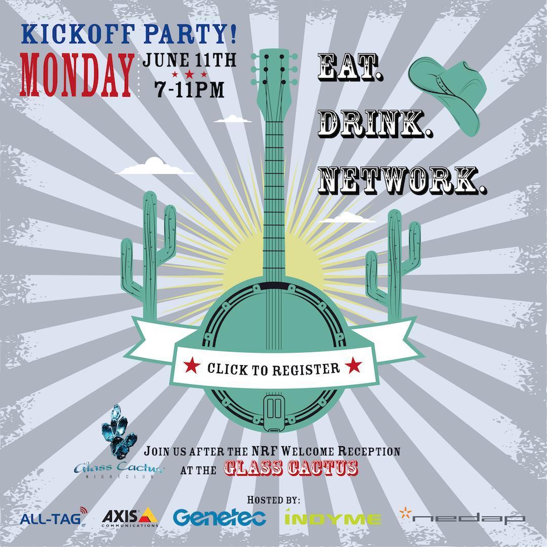 genetec's tweet photo. On June 11th at 7 pm CDT, join @Genetec, @AllTagSecurity, @Axis_NA, @IndymeLLC, and @NedapAmericas at @GlassCactus for an #NRFProtect kickoff party! Eat, drink and network with top industry professionals. Register here: https://t.co/qpBbKRRs28 https://t.co/MgxcxCoEKP